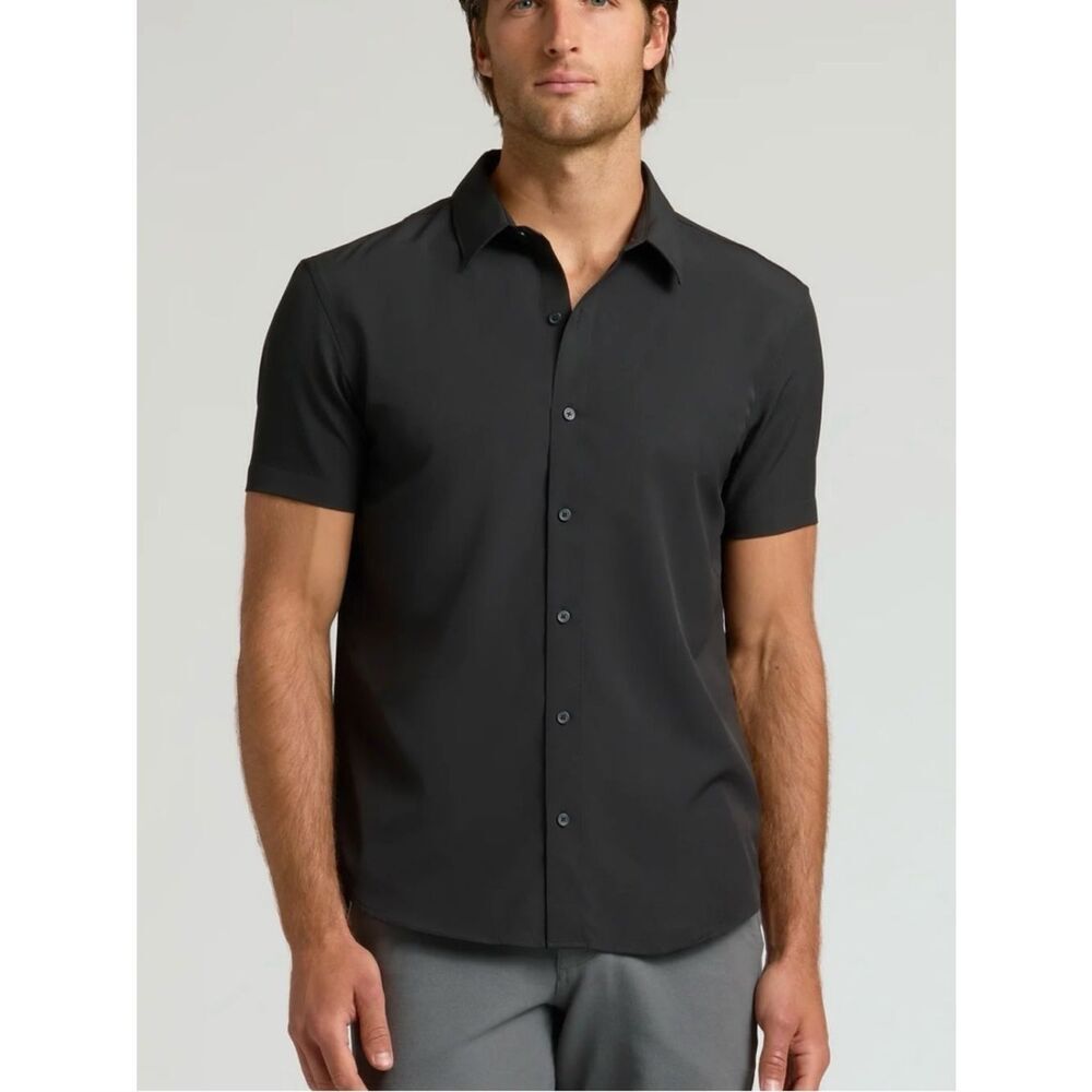 True Classic Performance Dress Shirt Black 2XL NWT IN PACKAGE